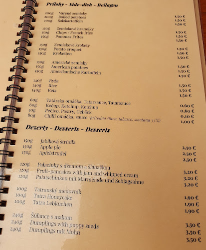 Opinii despre Koliba Tatry, s.r.o. în Nová Lesná - Gastronómia a pohostinstvo