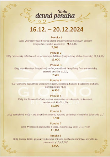 Opinii despre Reštaurácia Giorno în Ružinov - Gastronómia a pohostinstvo