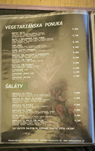 Andy's pizza - Gastronómia a pohostinstvo