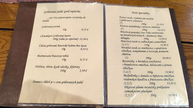 Opinii despre Koliba u Šidla în Kalná nad Hronom - Gastronómia a pohostinstvo