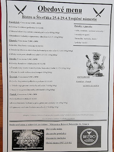 Opinii despre Bistro u Štvrťáka în Trnava - Gastronómia a pohostinstvo