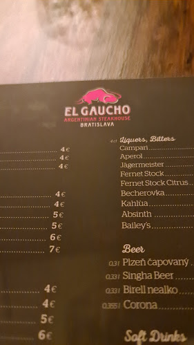 El Gaucho - Gastronómia a pohostinstvo