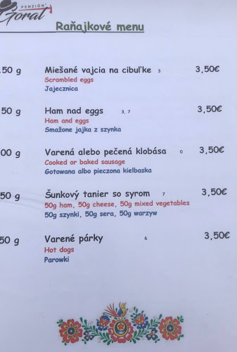Opinii despre Penzión Goral-Reštaurácia a ubytovanie în Nová Kelča - Gastronómia a pohostinstvo
