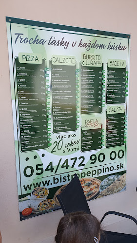 Bistro Peppino Bardejov - Gastronómia a pohostinstvo