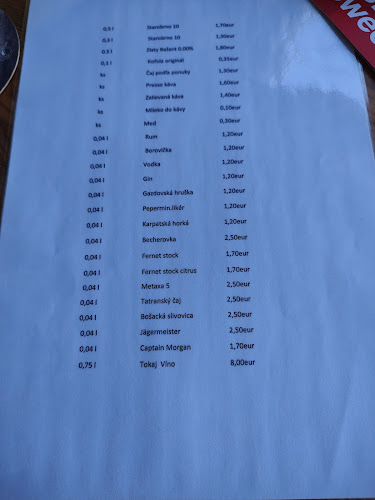 Opinii despre Presso pod skalou în Háj - Gastronómia a pohostinstvo