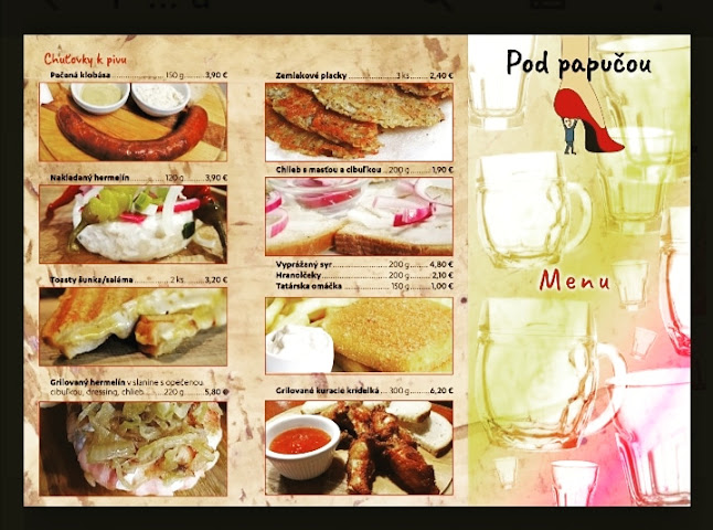 Opinii despre Pub Pod Papučou în Petržalka - Gastronómia a pohostinstvo