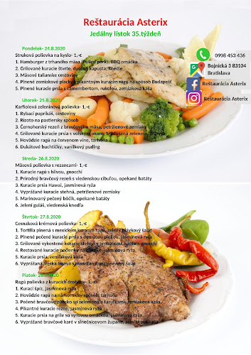 Opinii despre Reštaurácia Asterix în Bratislava - Gastronómia a pohostinstvo