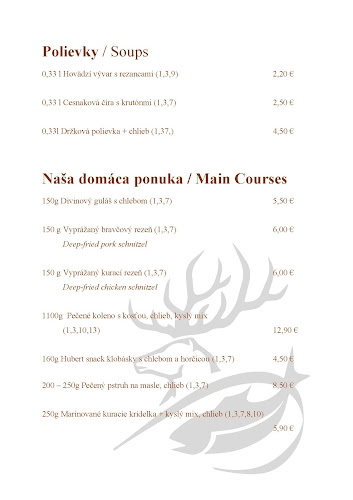 Reštaurácia Sv. Hubert