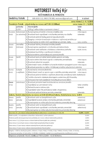 Motorest Veľký Kýr