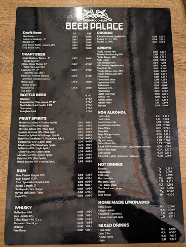 Opinii despre Beer Palace Restaurant & Pub în Bratislava - Gastronómia a pohostinstvo