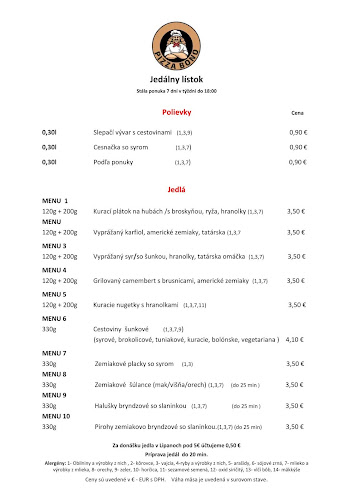 Opinii despre Pizza Bono în Lipany - Gastronómia a pohostinstvo