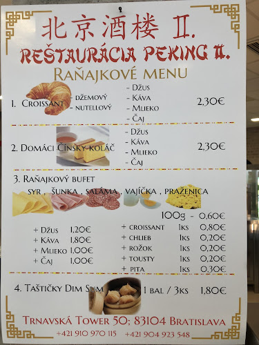 Opinii despre Peking Restauracia Trnavska c. în Bratislava - Gastronómia a pohostinstvo