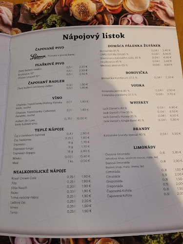 Tip-Top burger´s - Ružomberok