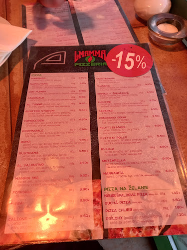 Opinii despre Pizzeria La Mamma în Nové Mesto - Gastronómia a pohostinstvo
