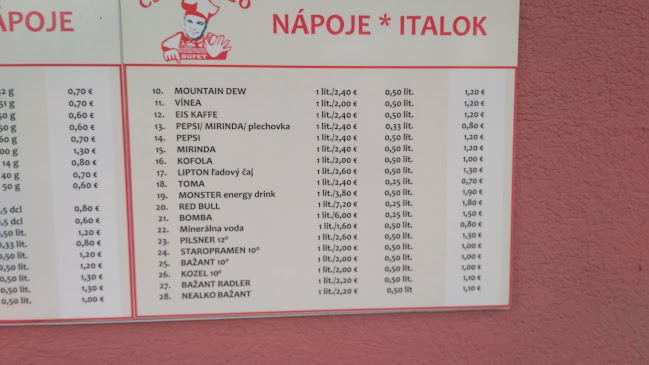 Opinii despre Bufet Csámcsogó în Dunajská Streda - Gastronómia a pohostinstvo