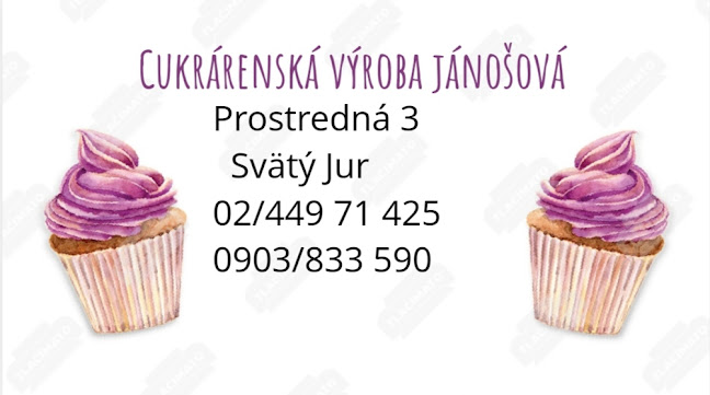 Cukrárenská Výroba Jánošová