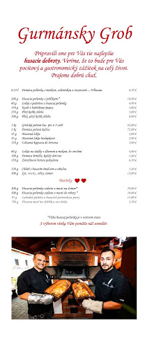 Comentarii opinii despre Husacina Gurmánsky Grob