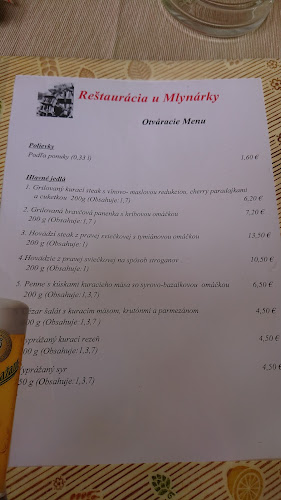 Reštaurácia u Mlynárky - Dudince