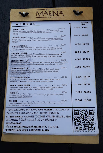 Opinii despre Bistro-Bar-Marina în Námestovo - Gastronómia a pohostinstvo