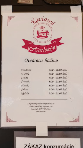 Kaviareň Harlekýn - Gastronómia a pohostinstvo