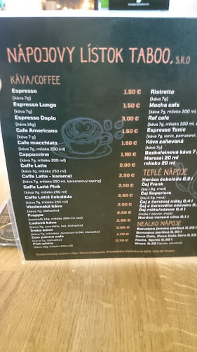 TABOO - Gastronómia a pohostinstvo