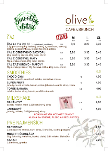 Olive Café & Brunch - Gastronómia a pohostinstvo