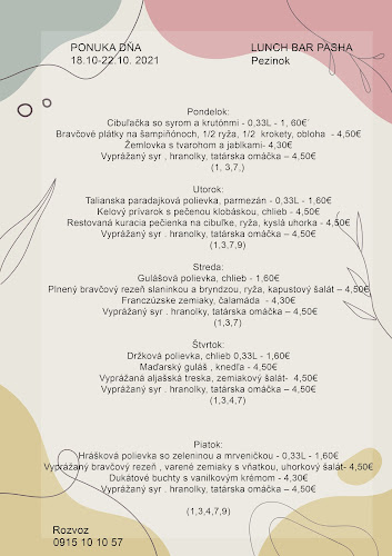 Lunch Bar Pasha - Gastronómia a pohostinstvo