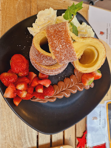 Cafe Trdlo, čerstvé ovocie v čokoláde