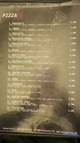 Andy's pizza - Ružinov