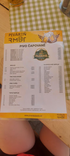 Opinii despre Pivárska Bašta Rmut în Žilina - Gastronómia a pohostinstvo