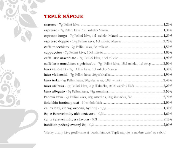 caffe EXCLUSIVE - Gastronómia a pohostinstvo