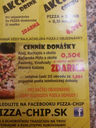 Opinii despre Pizza Chip în Nové Mesto - Gastronómia a pohostinstvo