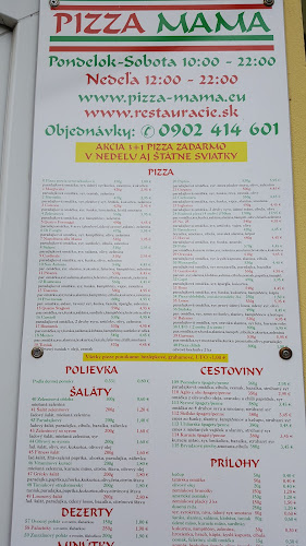 Opinii despre Pizza Mama în Dolný Kubín - Gastronómia a pohostinstvo
