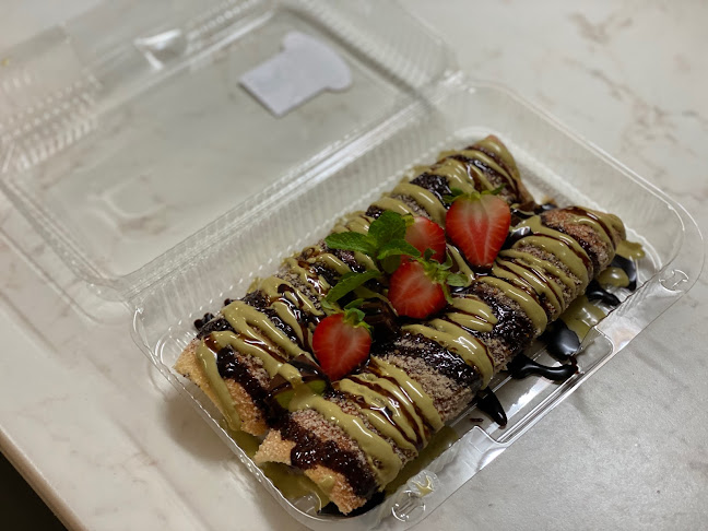 Cafe Trdlo, čerstvé ovocie v čokoláde - Žilina