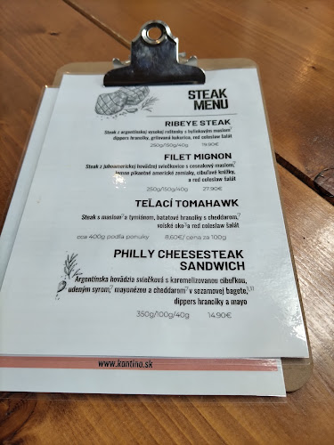 Kantína - Gastronómia a pohostinstvo