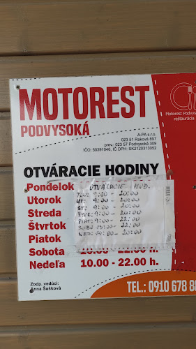 Reštaurácia - Podvysoká