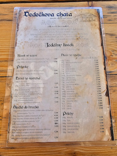 Comentarii opinii despre Dedečkova chata