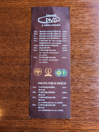 Meštiansky pivovar - Gastronómia a pohostinstvo