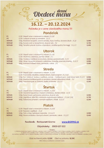 Reštaurácia Giorno