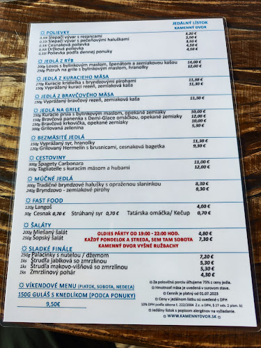 Comentarii opinii despre Kamenný Dvor