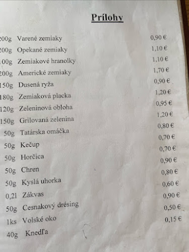 Opinii despre Bistro Oáza în Šuja - Gastronómia a pohostinstvo
