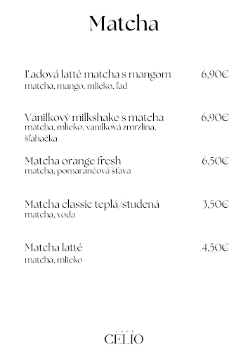 Comentarii opinii despre CAFÉ CELIO Skalica