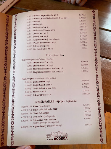 Koliba Bodega - Gastronómia a pohostinstvo