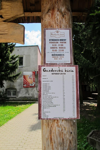 Gazdovská kúria reštaurácia, pohostinstvo - Gastronómia a pohostinstvo