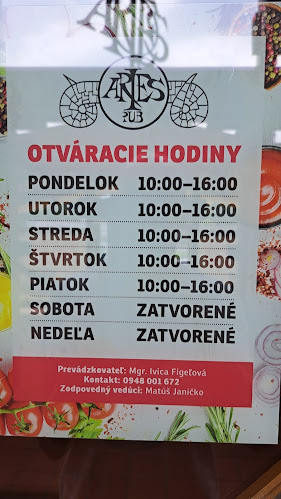 Aries Reštaurácia - Gastronómia a pohostinstvo