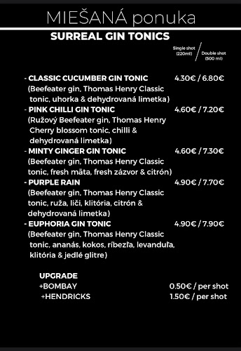 Opinii despre Temný OST BLOCK în Bratislava - Gastronómia a pohostinstvo