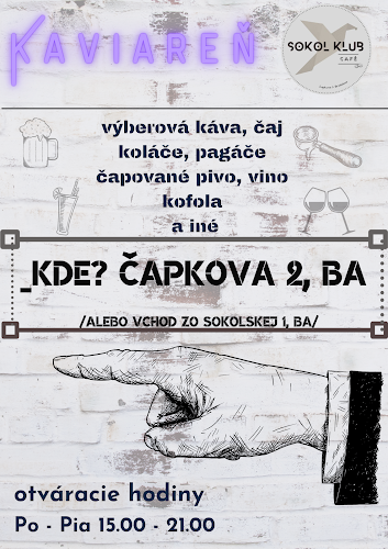 Opinii despre SOKOL Klub Café în Bratislava - Gastronómia a pohostinstvo