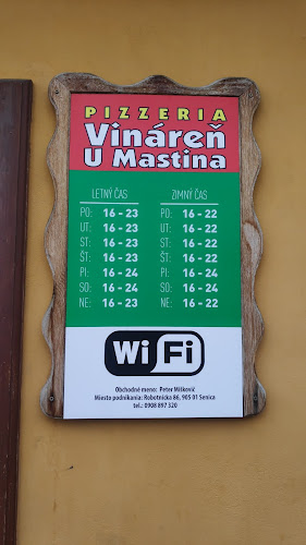 Vináreň u Mastina - Gastronómia a pohostinstvo