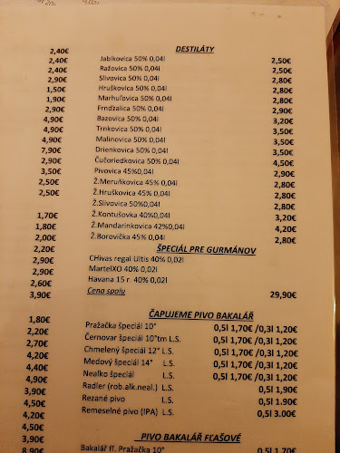 Denný bar Espresso SRNKA