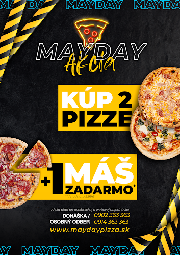 MAYDAY PIZZA - Gastronómia a pohostinstvo